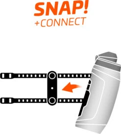 Fidlock Twist Bottle 590 Trinkflasche Transparent Schwarz + Uni Base -E-Bike Zubehör Verkauf fidlock twist bottle 590 ml snap connect