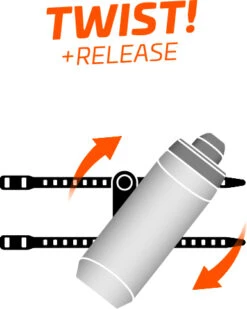 Fidlock Twist Bottle 590 Trinkflasche Transparent Schwarz + Uni Base -E-Bike Zubehör Verkauf fidlock twist bottle 590 ml twist release