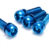 REVERSE Bremsadapter-Schraubenset - 4 Stk. M6x18mm -E-Bike Zubehör Verkauf reverse bremsadapter schraubenset 4 stk m6 18mm blau