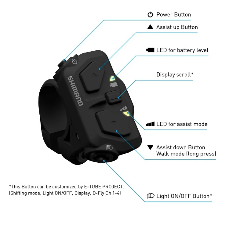 SHIMANO SW-EN600-L Schalter 4 SHIMANO SW-EN600-L Schalter – Bild 2