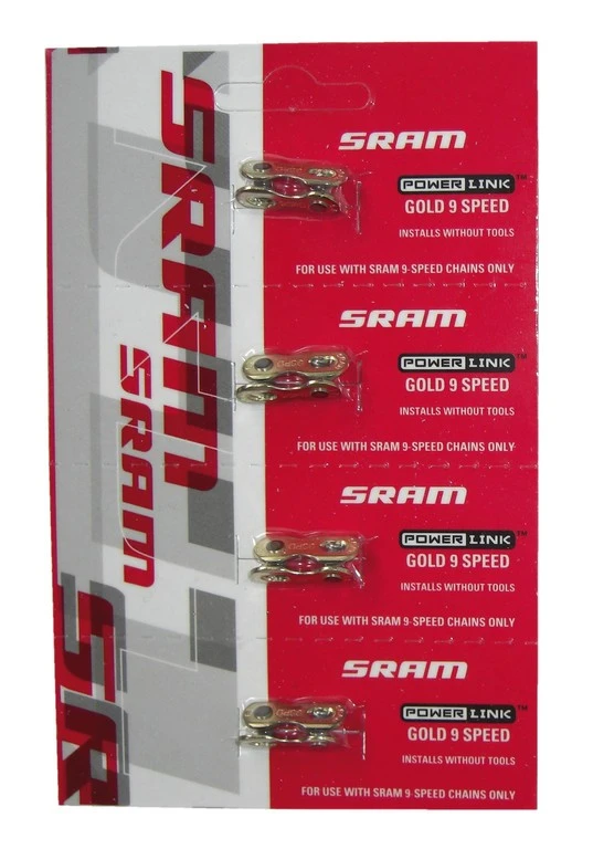 SRAM Kettenverschlussglied Power Link 9-fach Gold 5 SRAM Kettenverschlussglied Power Link 9-fach Gold – Bild 3