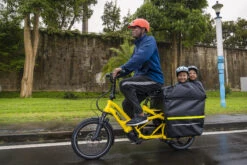 Tern Storm Box - Wetter Schutz Kammer -E-Bike Zubehör Verkauf tern storm box im einsatz 3