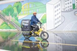 Tern Storm Shield - Verdeck -E-Bike Zubehör Verkauf tern storm shield im einsatz 1