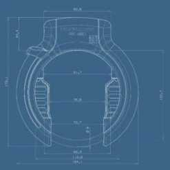 Trelock Rahmenschloss RS 480 XL -E-Bike Zubehör Verkauf trelock rahmenschloss rs 48 xl masse