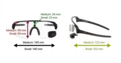 TriEye View Sport Revo - Sonnenbrille Mit Rückspiegel -E-Bike Zubehör Verkauf trieye size